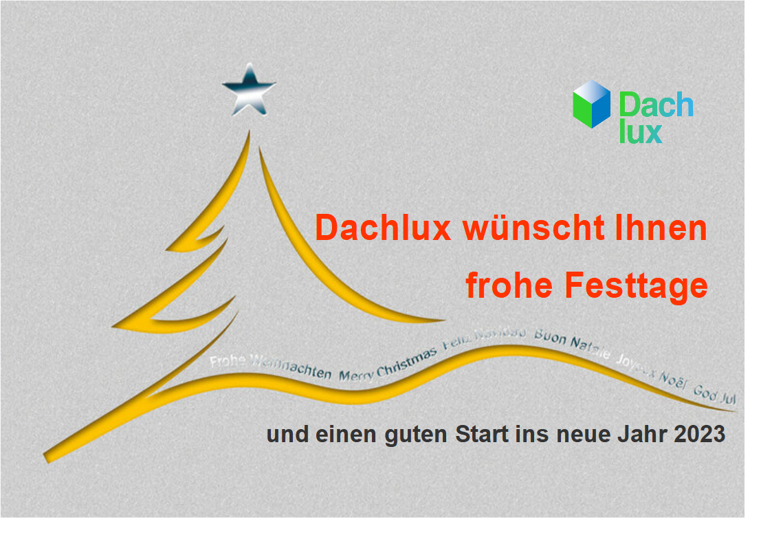 Dachlux frohe Festtage